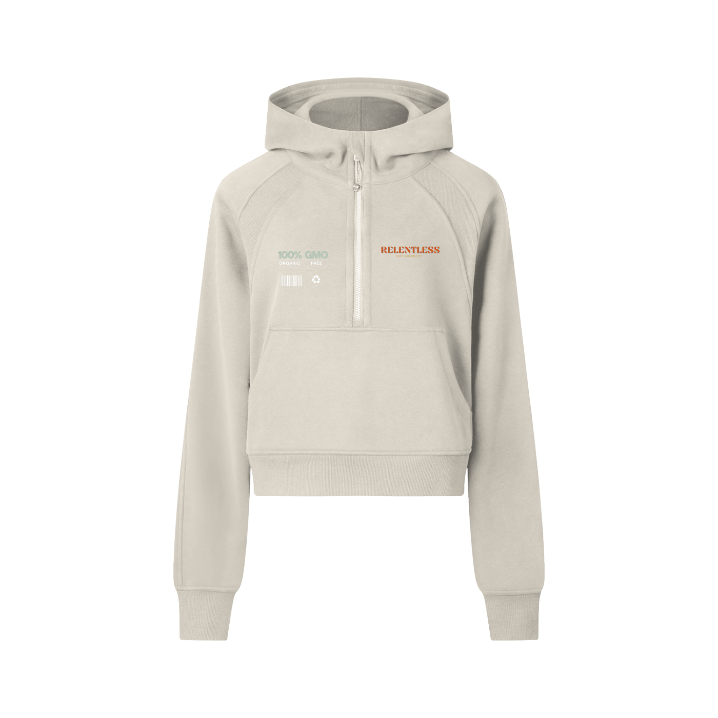 Women’s Relentless Cropped Half-Zip Hoodie