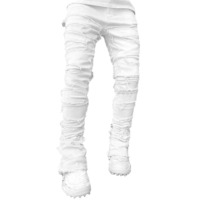 Vintage Ripped Denim Jeans