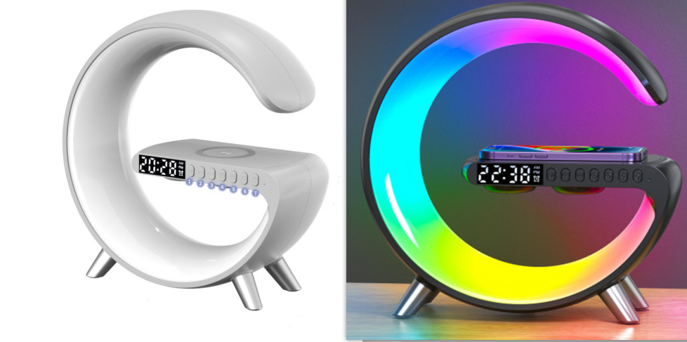 White & Black LED Lamp