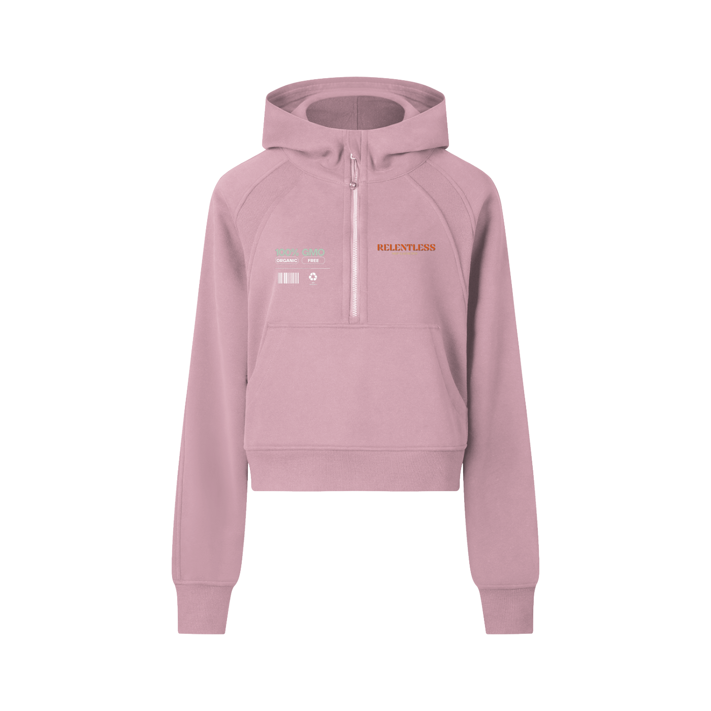 Women’s Relentless Cropped Half-Zip Hoodie