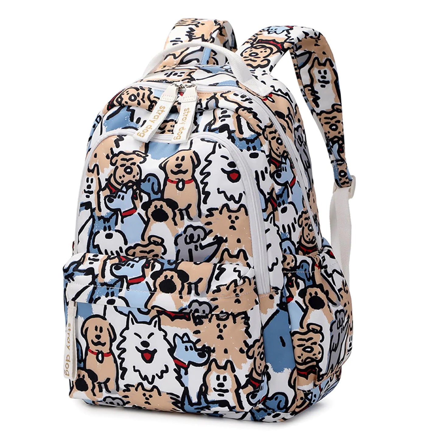 Kids Dog Print Bookbag
