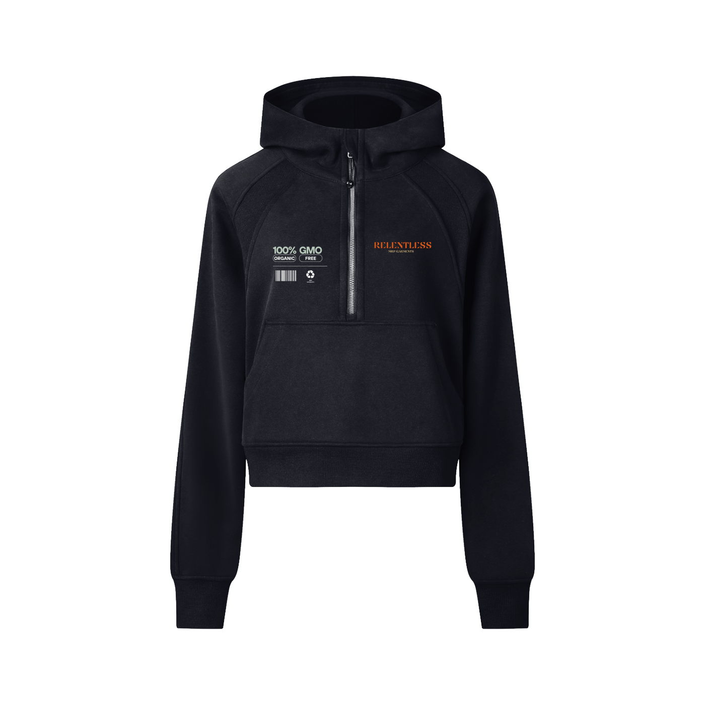 Women’s Relentless Cropped Half-Zip Hoodie