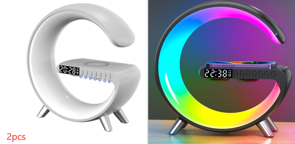 White & Black LED Lamp