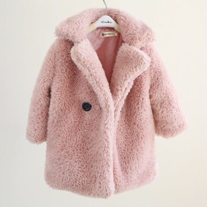 Fur Coat In Autumn And Winter Coat Kids