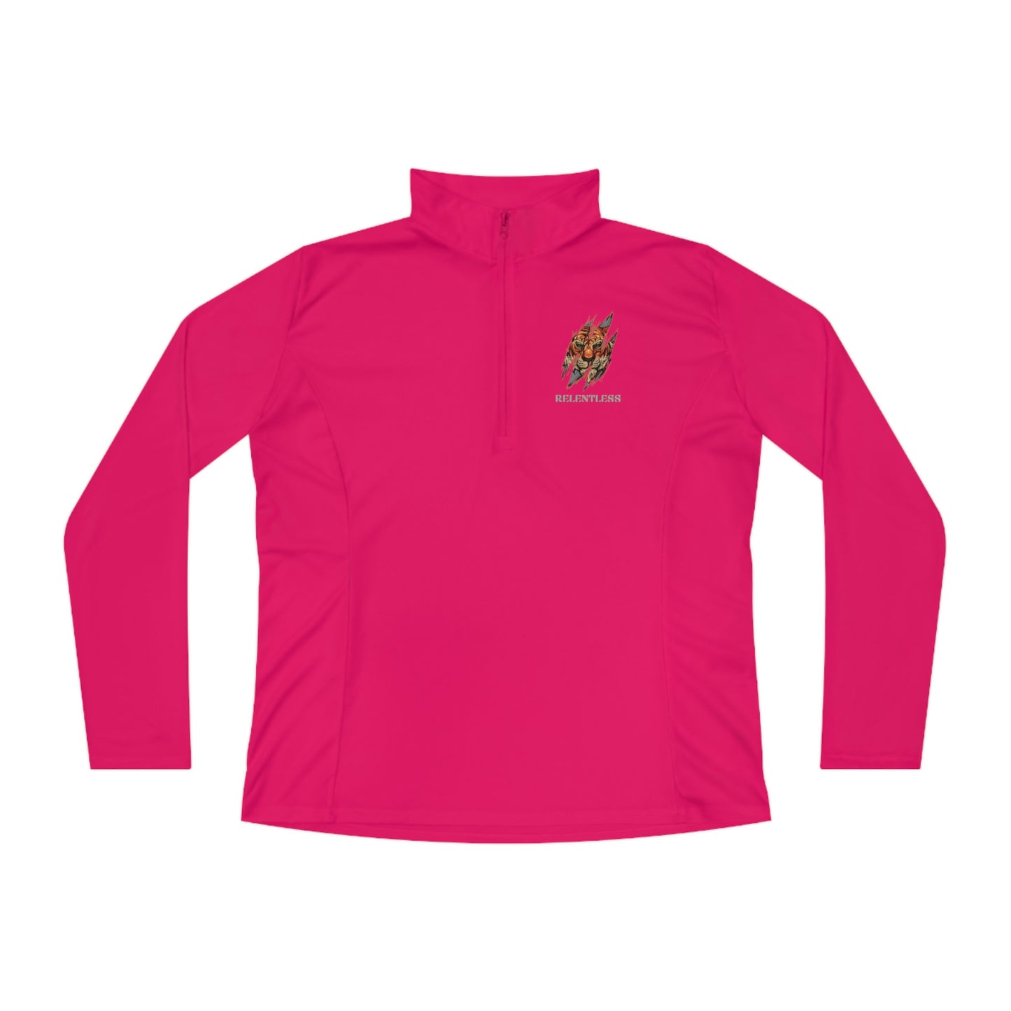 MRP Raspberry Relentless Quarter-Zip Pullover (W)