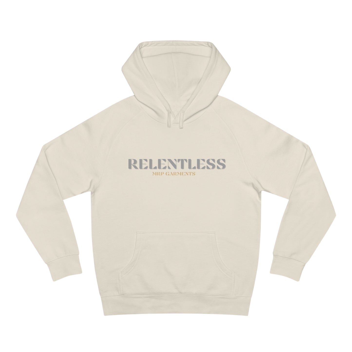 Beige Relentless Hoodie