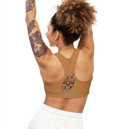 MRP Light Brown Relentless Seamless Sports Bra (W)