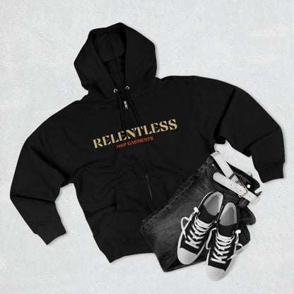 Black Relentless Zip Hoodie