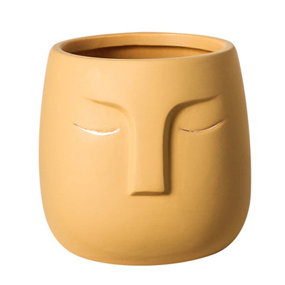 Value Ceramic Face Living Room Vase