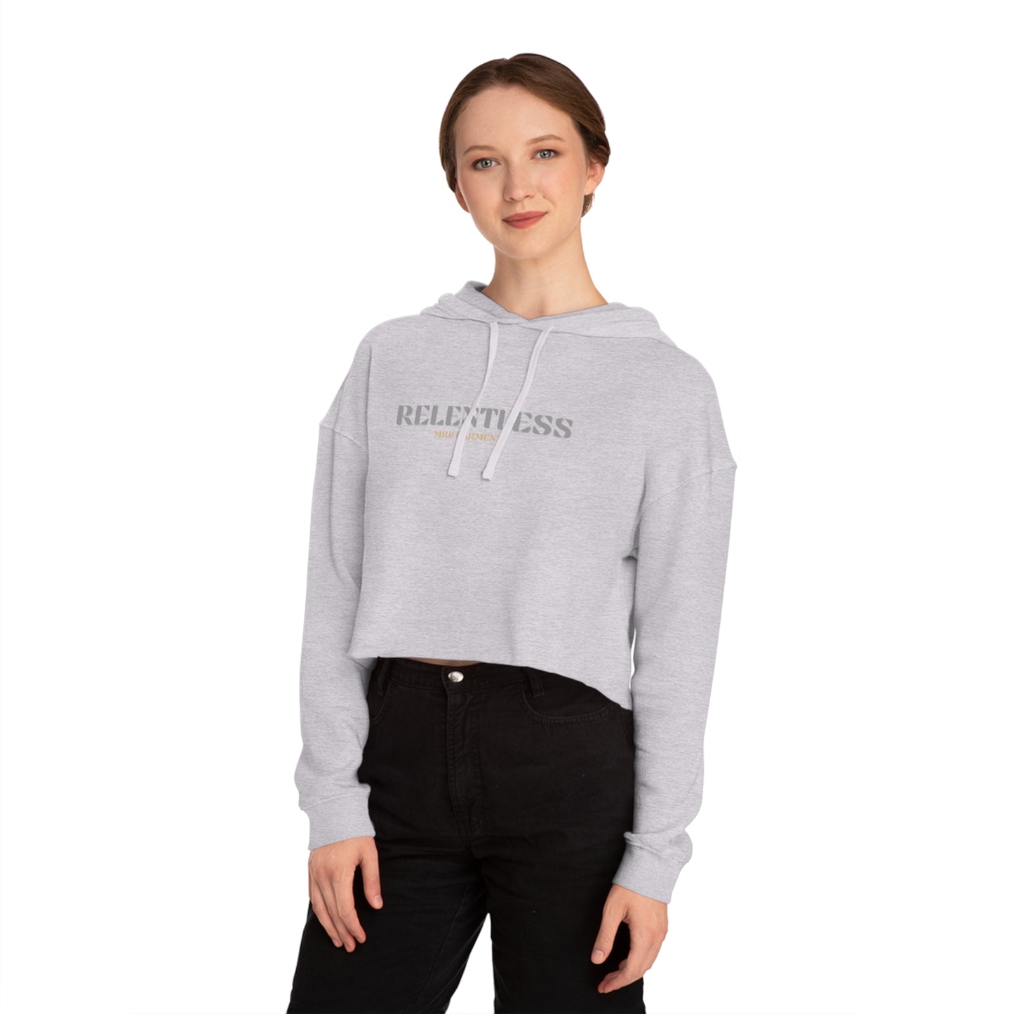 MRP Relentless Cropped Hooded Sweatshirt