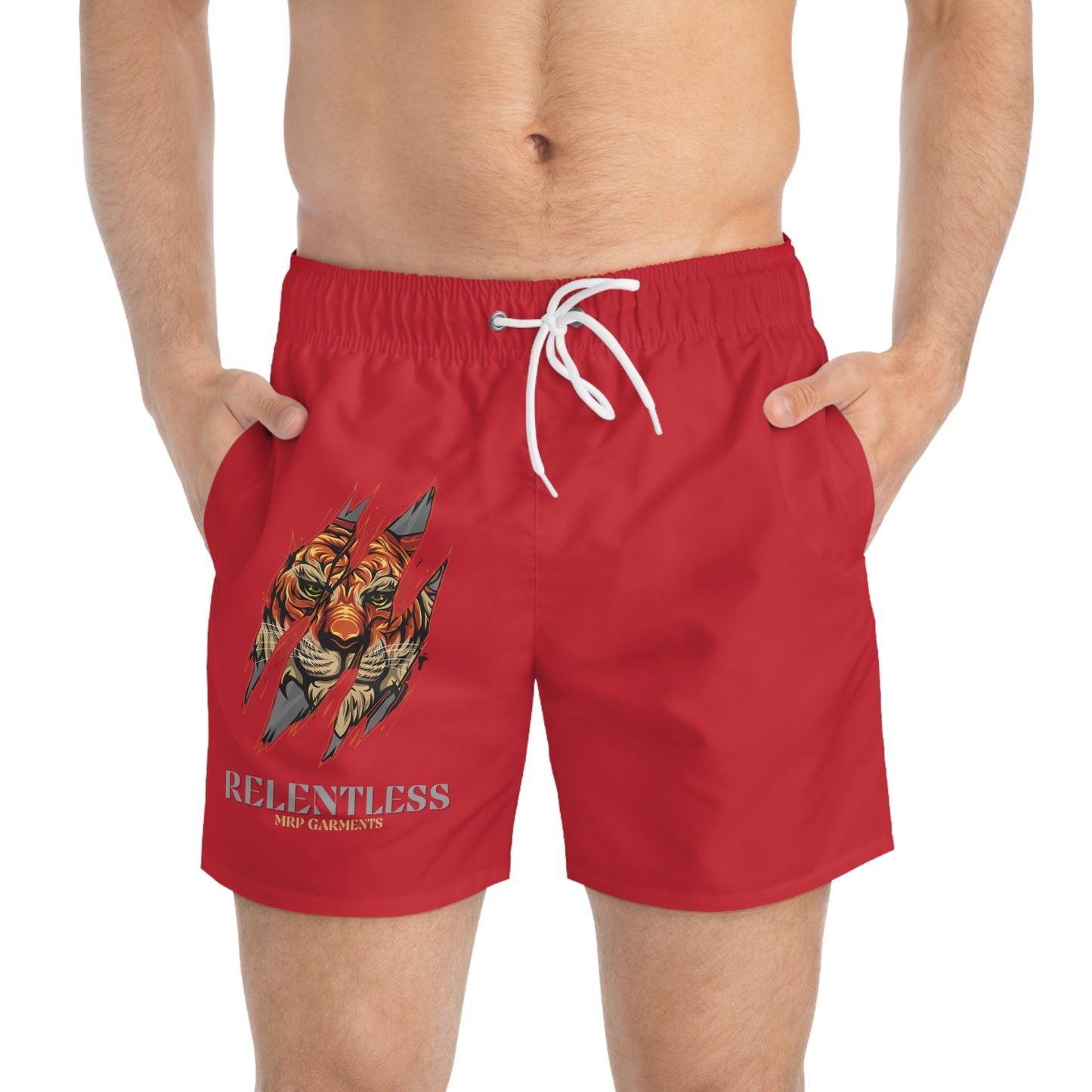 MRP Relentless Swim Trunks (Red)