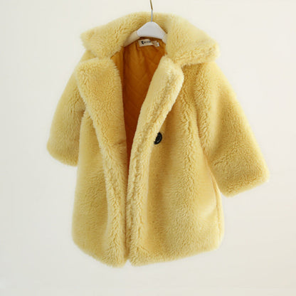 Fur Coat In Autumn And Winter Coat Kids