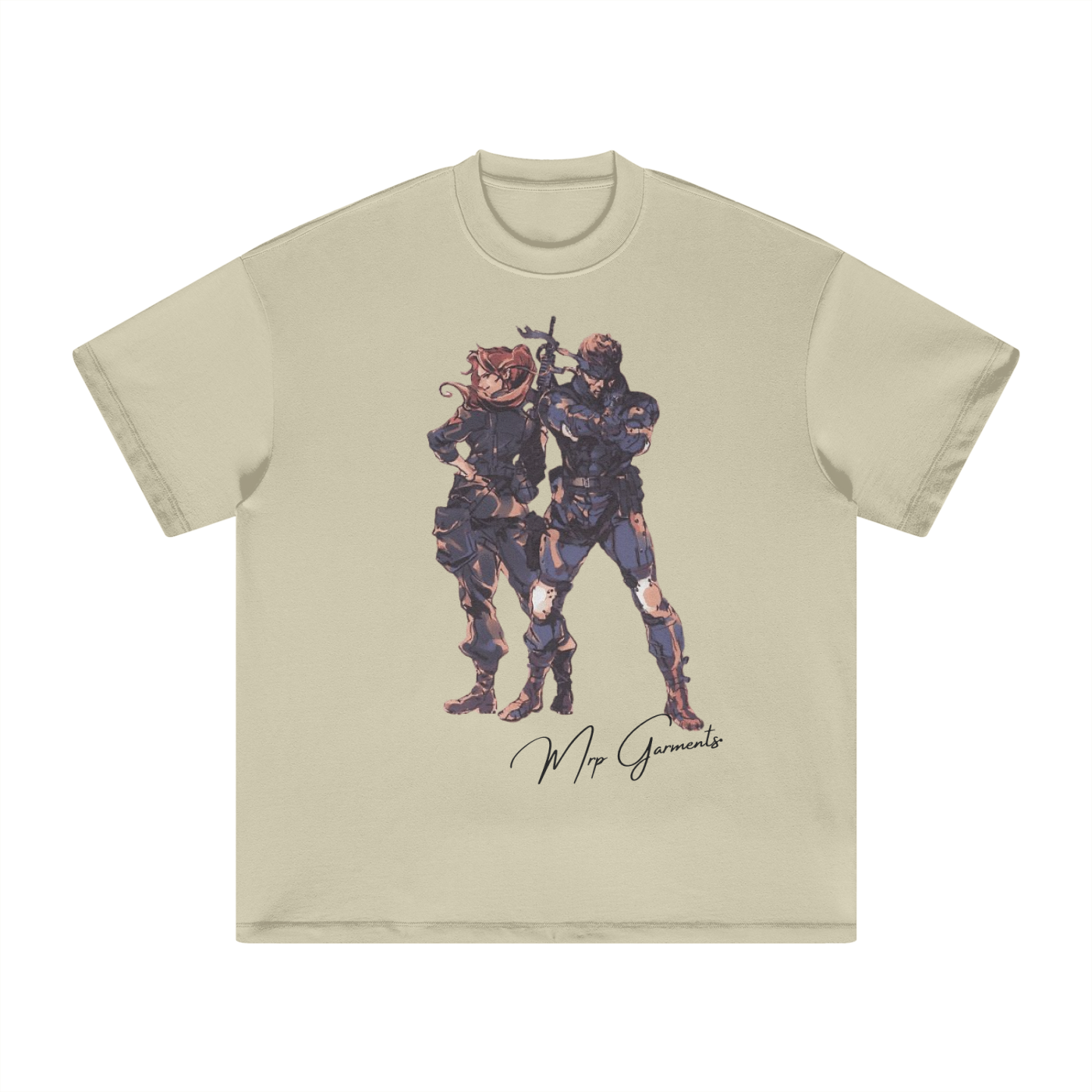 Metal Gear Graphic Oversized Tone T-Shirt