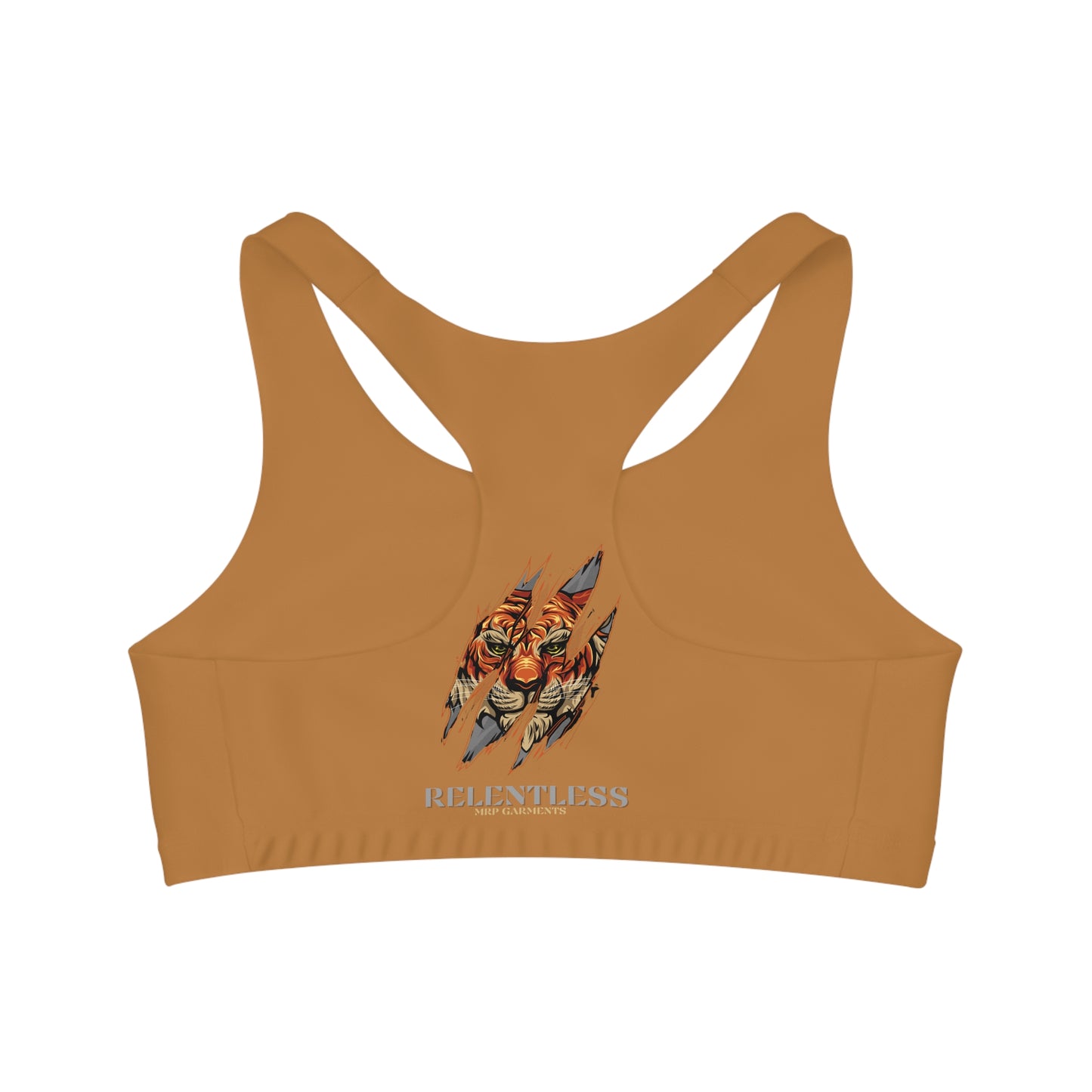 MRP Light Brown Relentless Seamless Sports Bra (W)