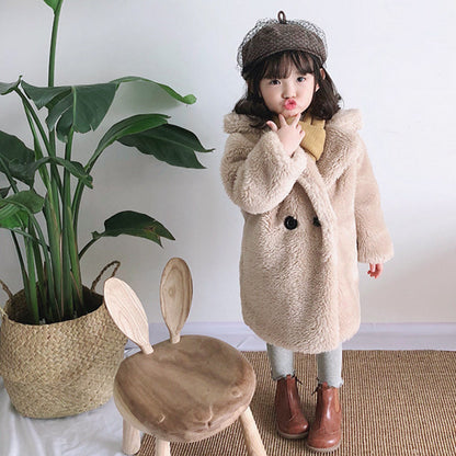 Fur Coat In Autumn And Winter Coat Kids