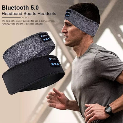 Sleeping Sports Headphones Headband W/ Bluetooth