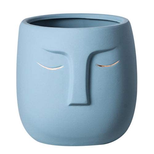 Value Ceramic Face Living Room Vase