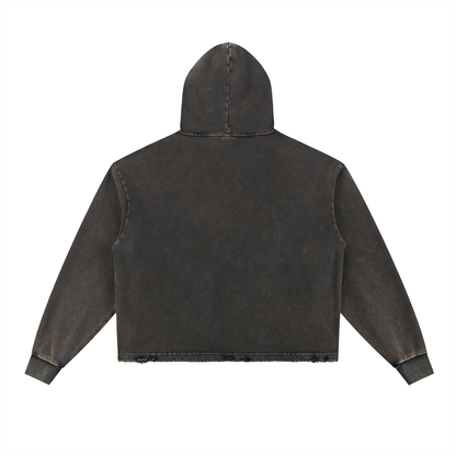 Relentless Vintage Framed-Hem Hoodie