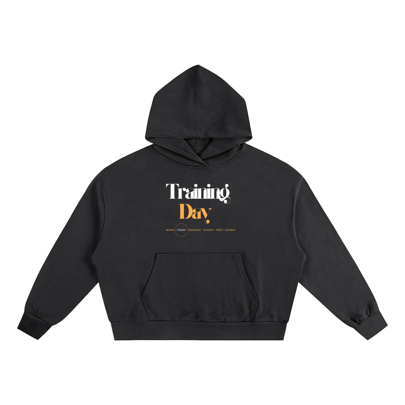 Training Day Boxy Oversized Hoodie