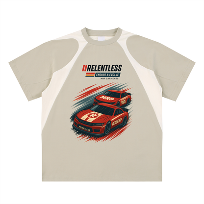 Relentless Sport Panel Cotton T-Shirt