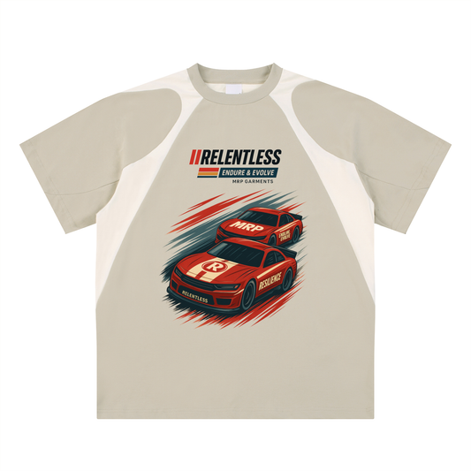 Relentless Sport Panel Cotton T-Shirt
