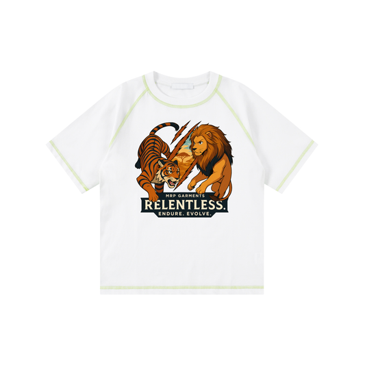 Cominc Relentless Loose Contrast-Stitched Kids' T-Shirt