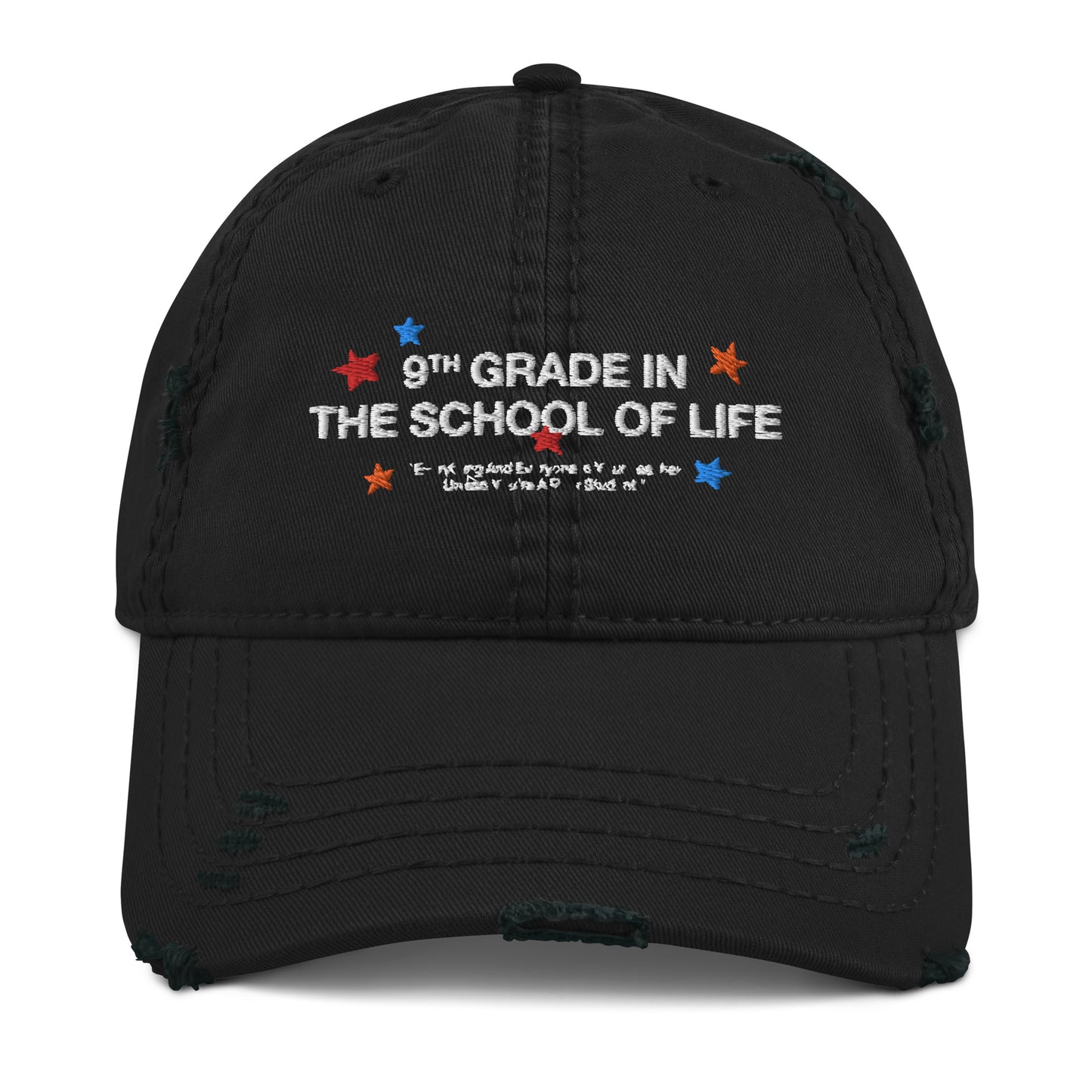 Master Student Distressed Dad Hat