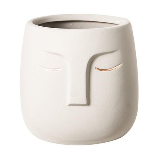 Value Ceramic Face Living Room Vase