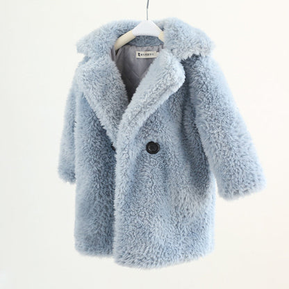 Fur Coat In Autumn And Winter Coat Kids