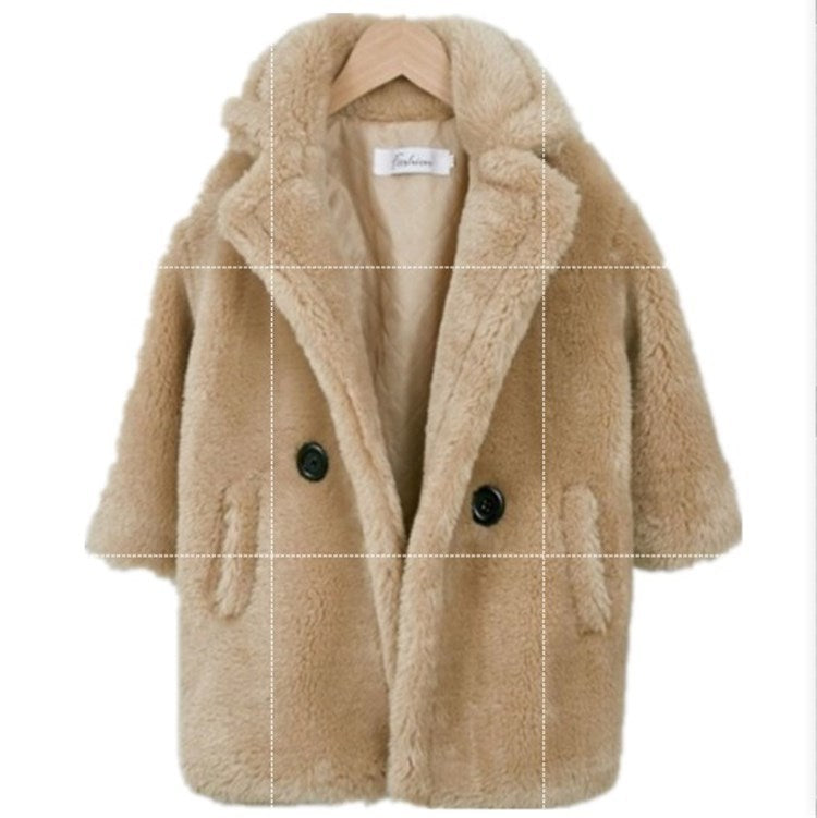 Fur Coat In Autumn And Winter Coat Kids