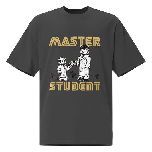 Master Student Oversized faded t-shirt