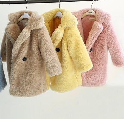 Fur Coat In Autumn And Winter Coat Kids