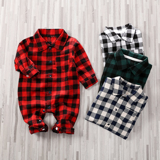 Plaid Onesie Jumpsuit