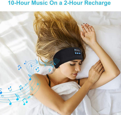 Sleeping Sports Headphones Headband W/ Bluetooth