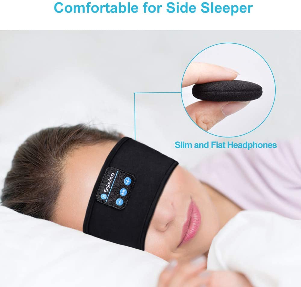 Sleeping Sports Headphones Headband W/ Bluetooth