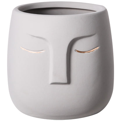 Value Ceramic Face Living Room Vase